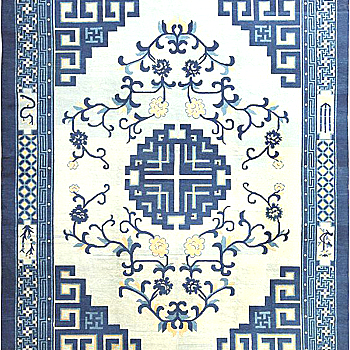 中式古典大花纹地毯 块毯 (14)