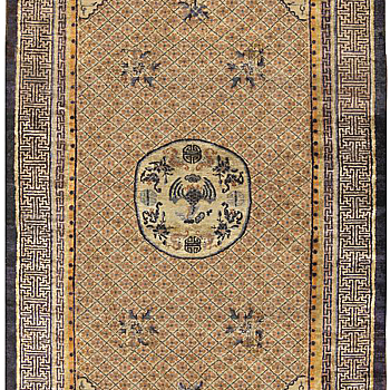 中式古典大花纹地毯 块毯 (22)