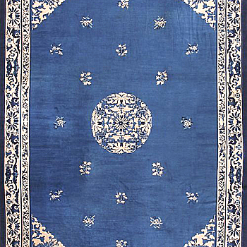 中式古典大花纹地毯 块毯 (23)