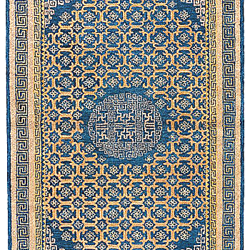 中式古典大花纹地毯 块毯 (34)