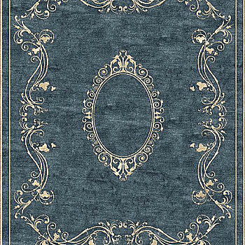 中式古典大花纹地毯 块毯 (39)