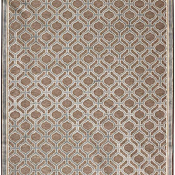 中式花纹暗纹方块毯 (2)