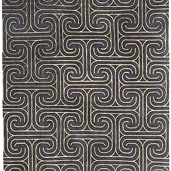 新中式花纹暗纹方块毯 (60)