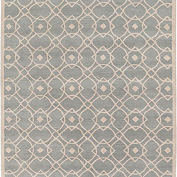 新中式花纹暗纹方块毯 (113)
