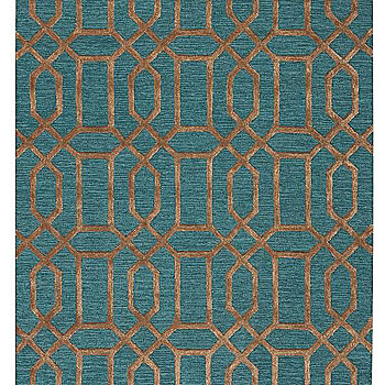 新中式花纹暗纹方块毯 (148)