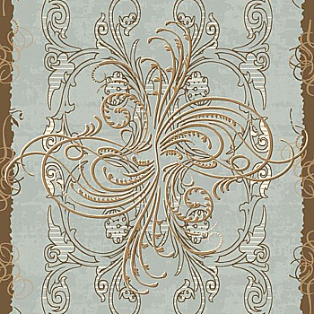 新中式花纹暗纹方块毯 (157)