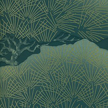 新中式树形松树图案地毯 (1)