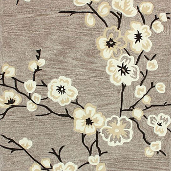 新中式梅花树枝植物花型地毯贴图 (82)