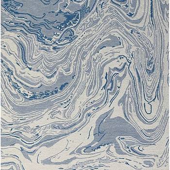 新中式抽象水纹波浪纹曲线等高线纹理地毯贴图 a (3)