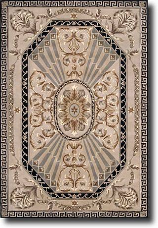 欧式法式古典欧式大花块毯 (77)