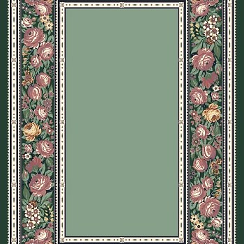 欧式法式古典欧式大花块毯 (17)