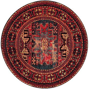 欧式法式古典欧式大花圆毯 (126)
