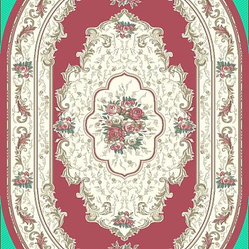 欧式法式古典欧式大花块毯 (125)
