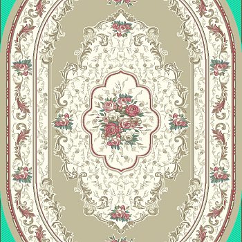欧式法式古典欧式大花块毯 (126)