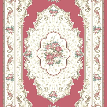 欧式法式古典欧式大花块毯 (118)