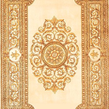 欧式法式古典欧式大花块毯 (110)