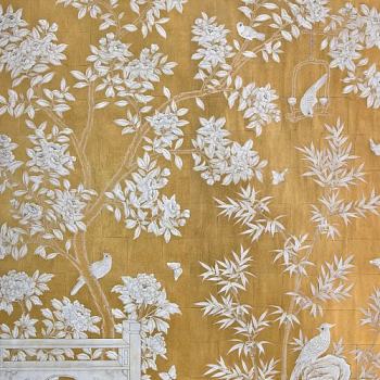 中式欧式花鸟壁纸壁布壁画背景画 (28)