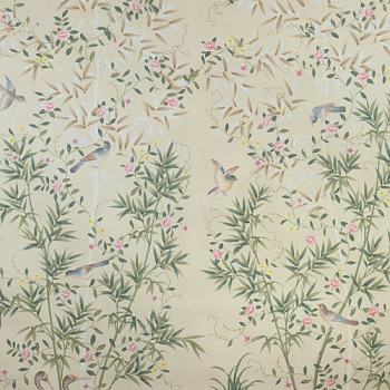 中式欧式花鸟壁纸壁布壁画背景画 (37)