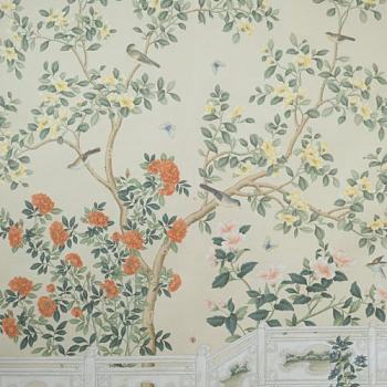 中式欧式花鸟壁纸壁布壁画背景画 (35)