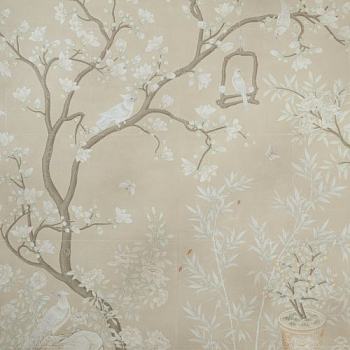 中式欧式花鸟壁纸壁布壁画背景画 (38)