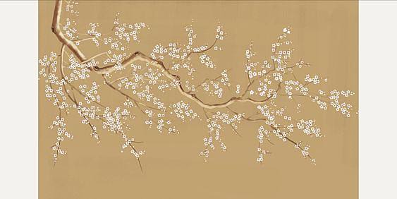 中式欧式花鸟壁纸贴图 (49)