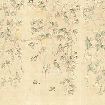 中式欧式花鸟壁纸贴图 (111)