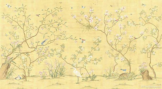 中式欧式花鸟壁纸贴图 (98)