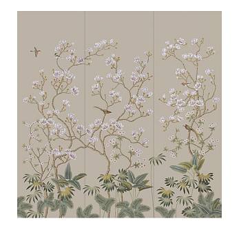 中式欧式花鸟壁纸贴图 (159)