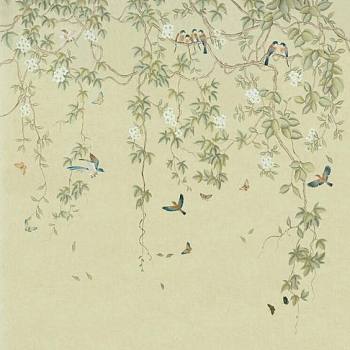 中式欧式花鸟壁纸贴图 (157)