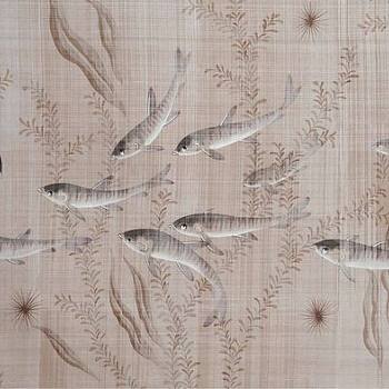 中式鱼群壁纸贴图 (141)