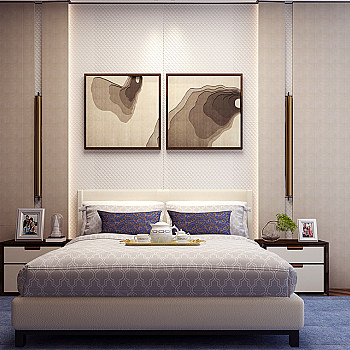 Z11-0216现代卧室床床头柜