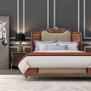 Z03-0112欧式新古典床床头柜