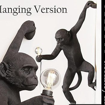 猴子壁灯国外3D模型下载