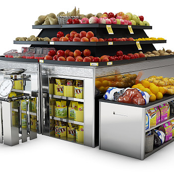 H24-1112超市货架水果货架组合