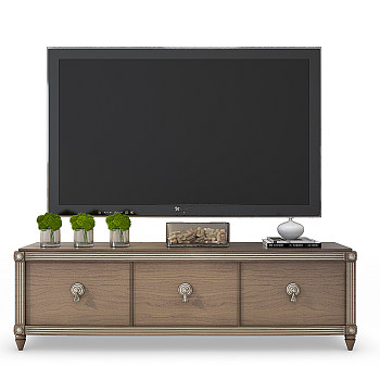 Z14-091新中式3电视柜装饰品组合