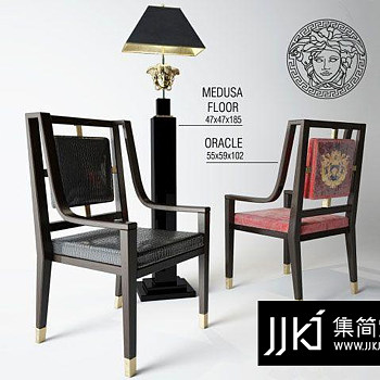 22现代范思哲椅子国外3D模型下载
