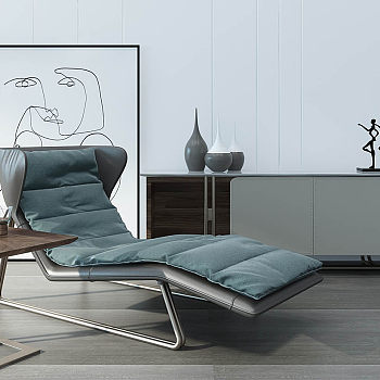 Z10-0408现代躺椅电视柜组合抽象小人儿雕塑