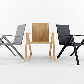 现代木质椅子国外3D模型下载