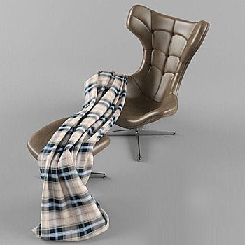 13现代休闲椅国外3D模型下载