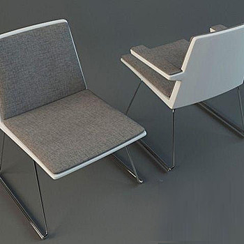 04现代休闲椅国外3D模型下载