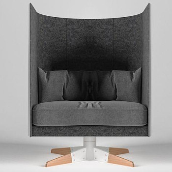 10现代高靠背休闲椅国外3D模型下载