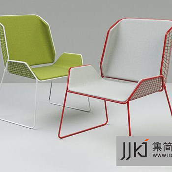 31现代餐椅国外3D模型下载