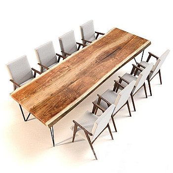 03-15餐桌椅木板桌