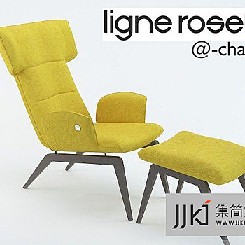 26现代休闲椅国外3D模型下载
