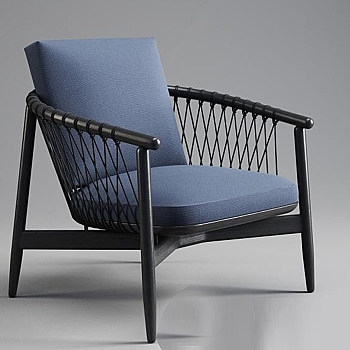 现代休闲椅国外3D模型下载