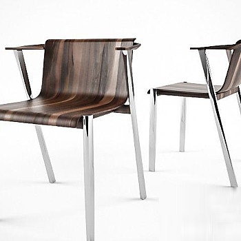 26现代餐椅国外3D模型下载