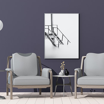 H05-0401现代新中式单人休闲椅子沙发茶几组合