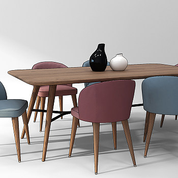 Z01-1213北欧餐桌椅组合
