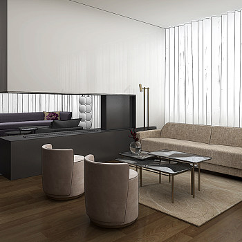 H16-1117现代客厅组合沙发