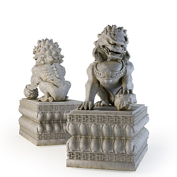 019-10-16-石狮子雕塑